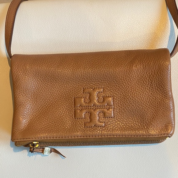 Tory Burch Tan Leather Crossbody Bag - Picture 2 of 4